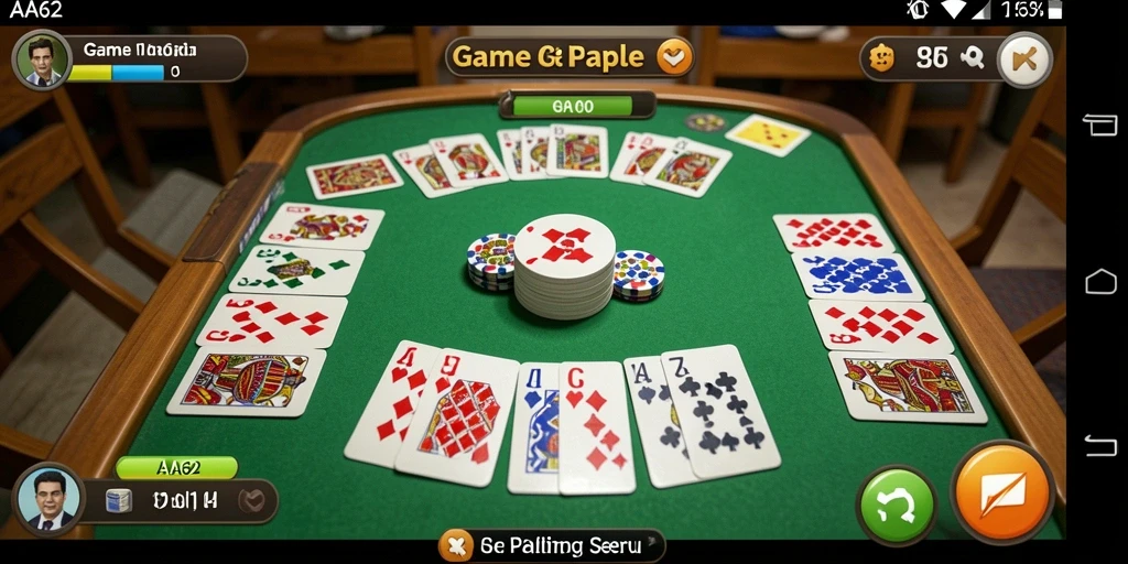 Gameplay seru AA62 dengan fitur Gaple yang menantang.