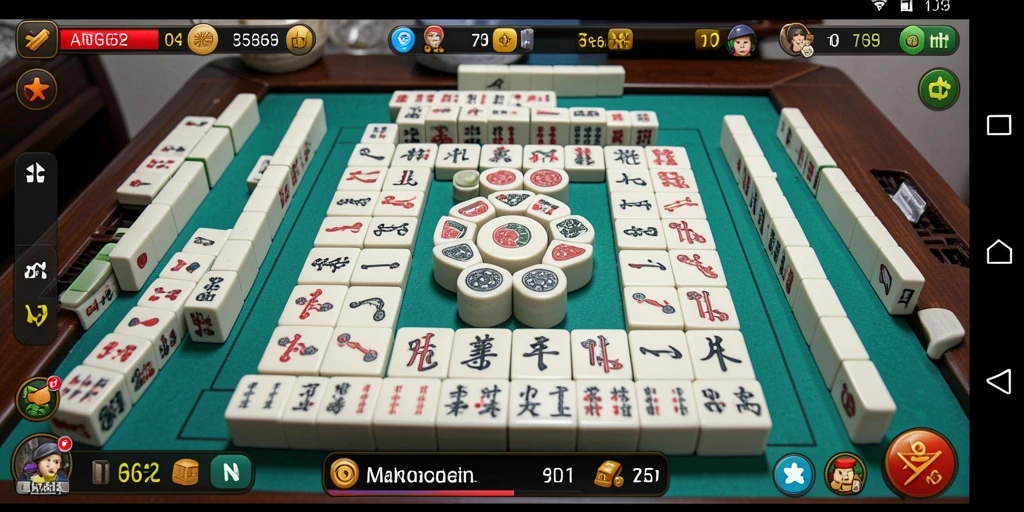 Tampilan gameplay seru dari ADG62 untuk penggemar Mahjong.