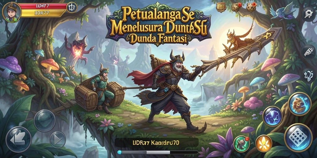 Screenshot gameplay IDR77 dengan petualangan yang mendebarkan.