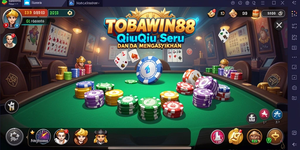 Tampilan gameplay TOBAWIN88 yang menarik dan interaktif di QiuQiu.
